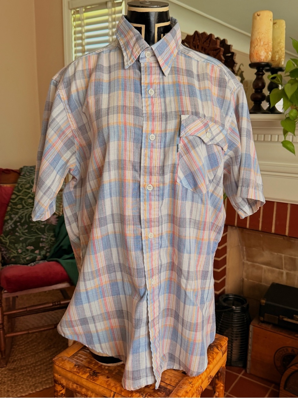 Vintage Levi’s Men’s Button-Up Western Style Shirt